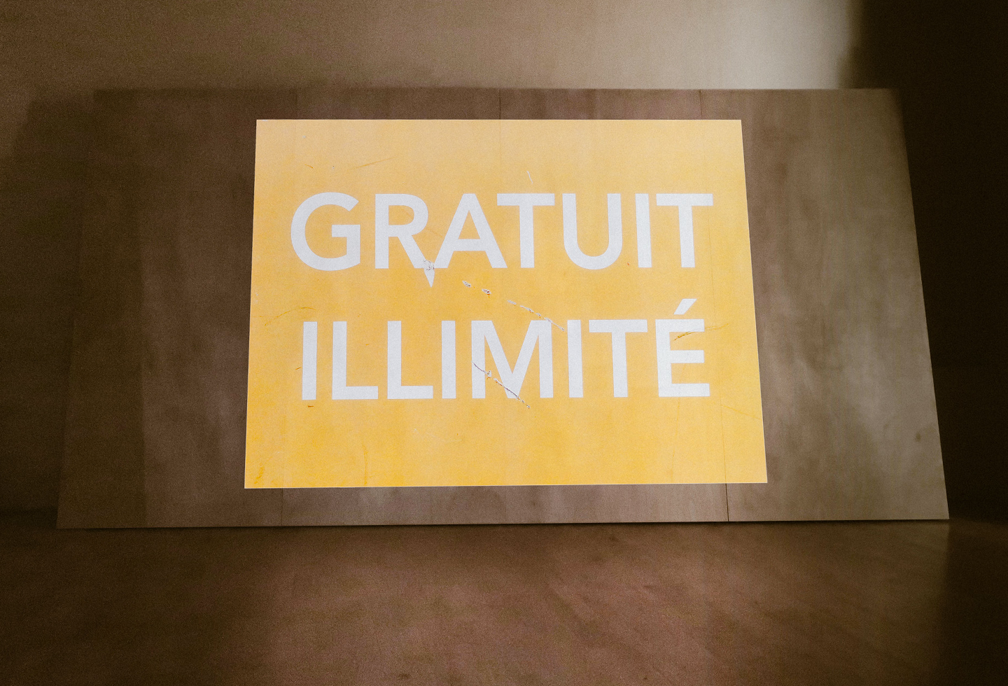 Pierre-Lin Renié, ‘Gratuit-illimité’, 2018, exposition ‘Offset’ au CDLA, commissariat Claude Closky, 2023